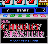 Neo Cherry Master Color title screen for Neo Geo Pocket Color